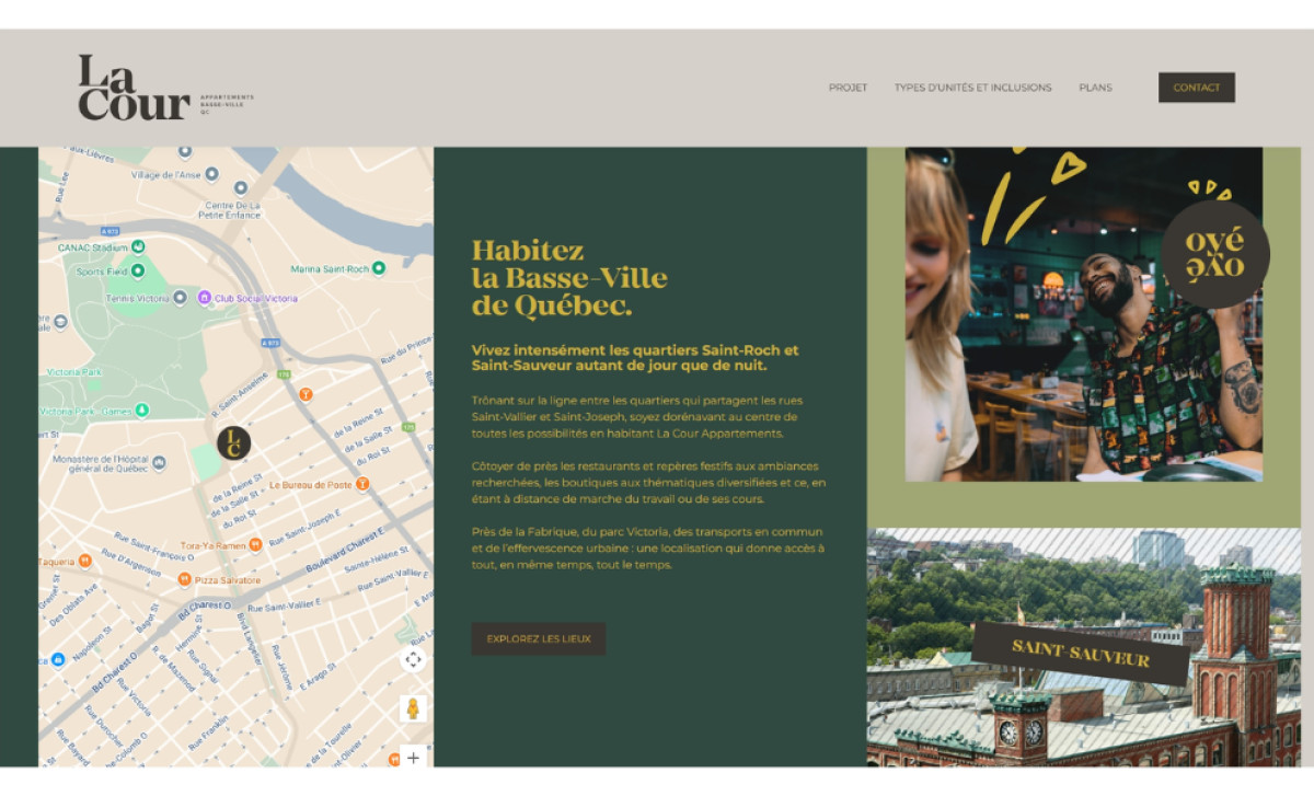La Cour Website Design by Imotep.