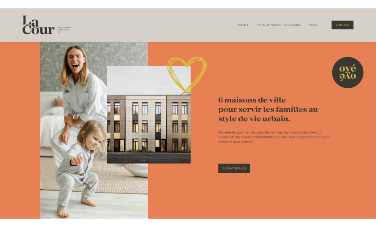 La Cour Website Design by Imotep.
