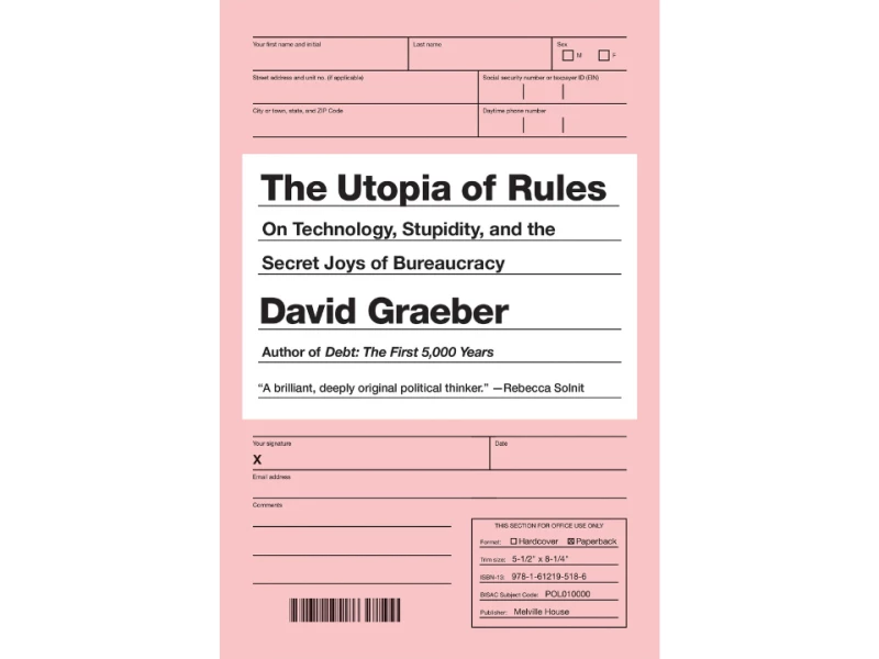 The Utopia of Rules Book Cover Design