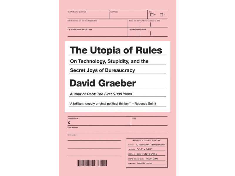 The Utopia of Rules Book Cover Design