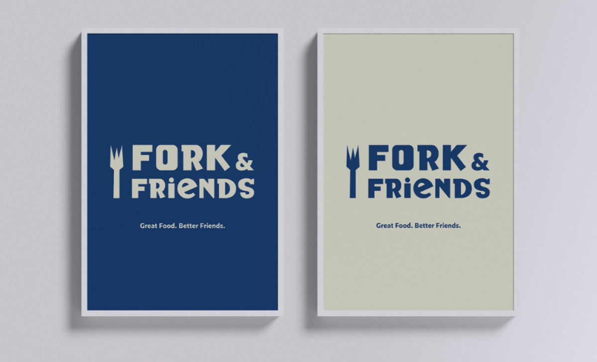 Fork and Friends Print Design by About U Studio.