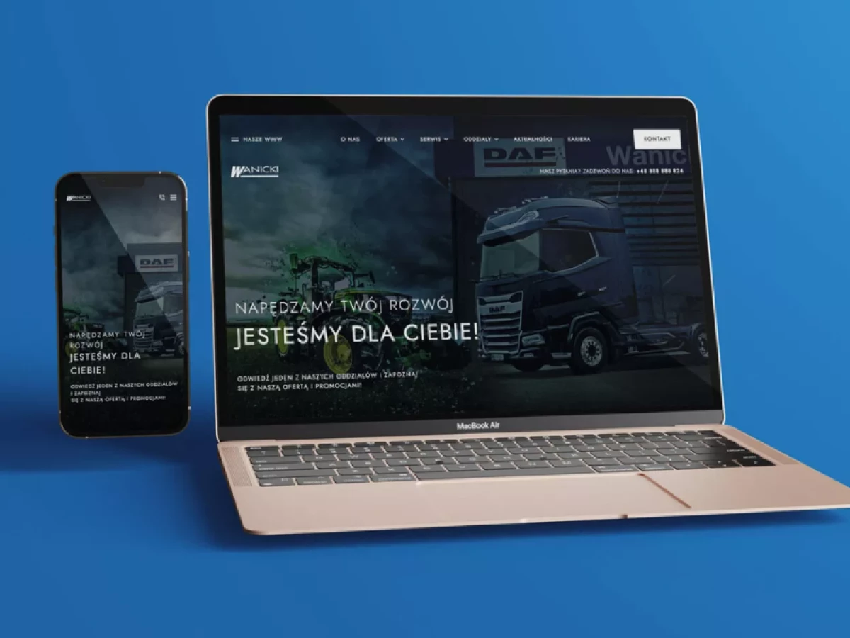 Wanicki Group Website Design by Brave New.