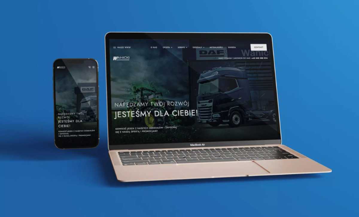 Wanicki Group Website Design by Brave New.