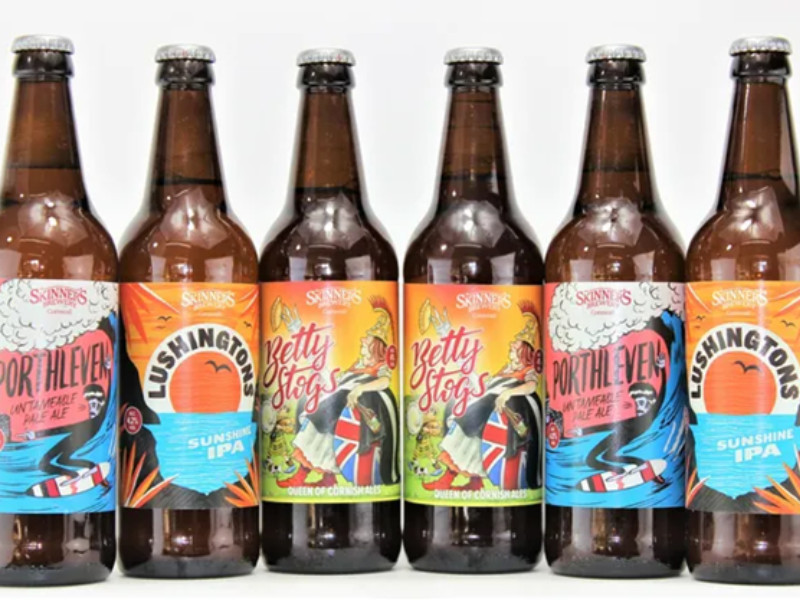 Skinner's Ales Packaging Design