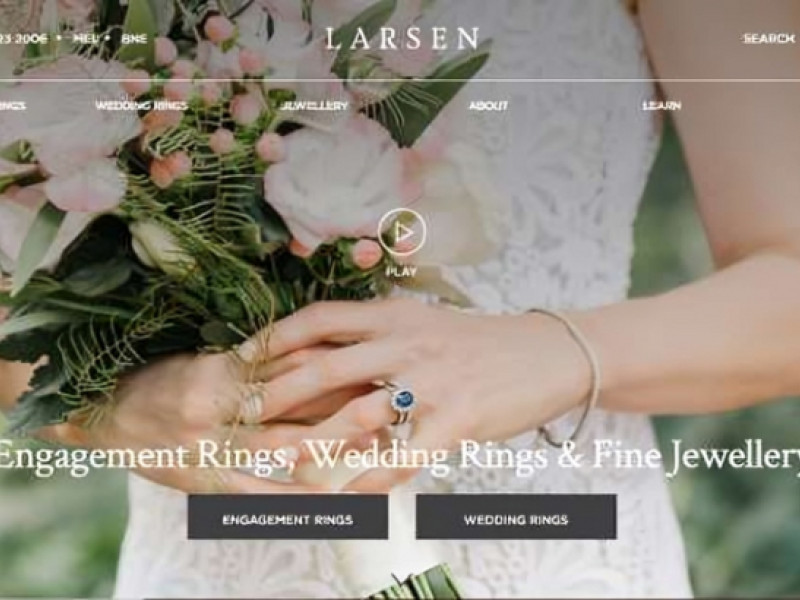 Larsen Jewellery Website Design Analysis by Bapple