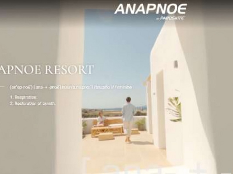ParosKite Anapnoe Resort Website Design by Kollective