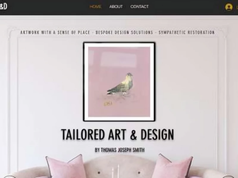Tailored Art & Design Website Design by by AST & Partners