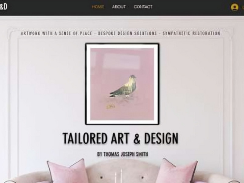 Tailored Art & Design Website Design by by AST & Partners