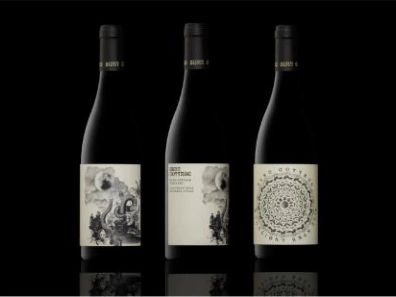 Burn Cottage Vineyard Wine Packaging Design