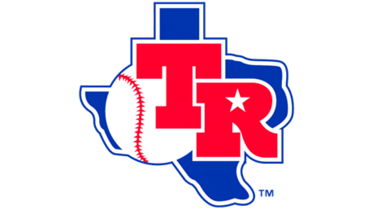 1982 to 1983 Texas Rangers Map Silhouette Logo Design