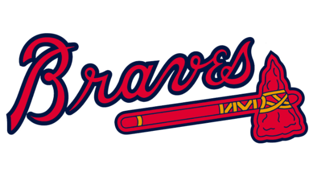 Refined Atlanta Braves 2018 to present tomahawk logo