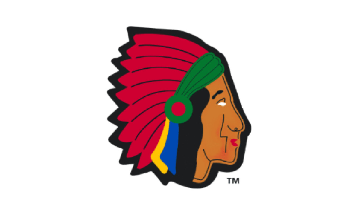 Boston Braves 1929 to 1935 technicolor Native American-inspired logo