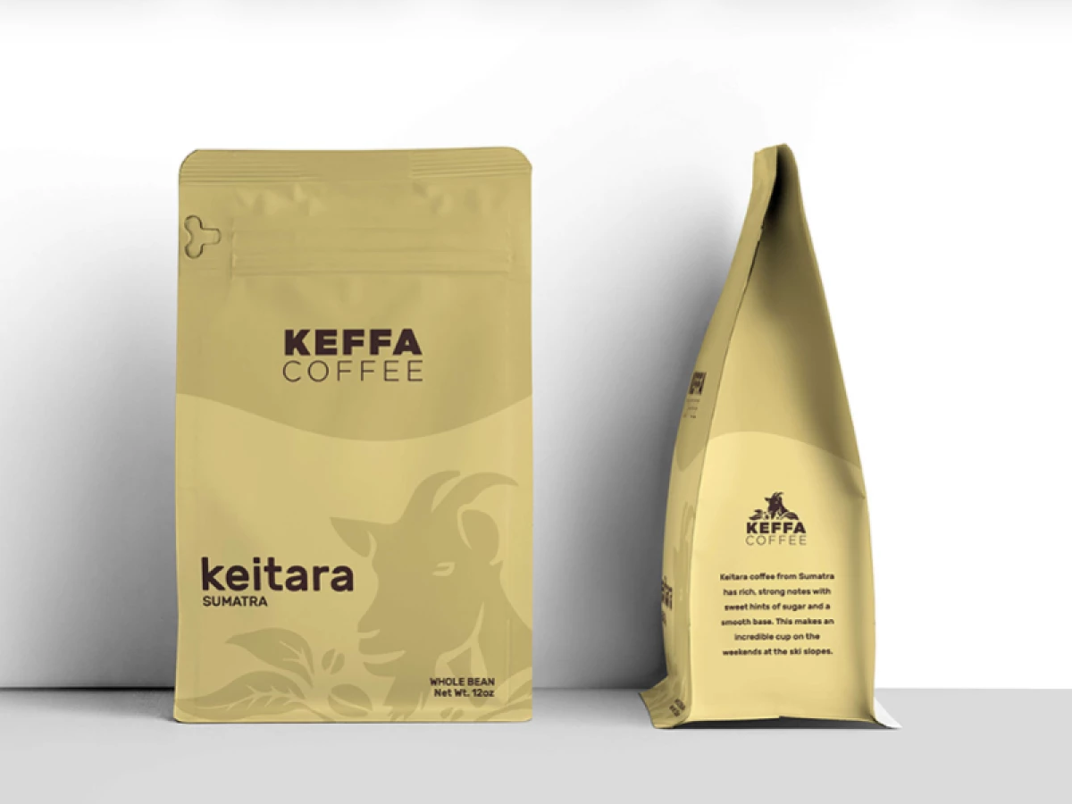 Keffa Coffee packaging design by Eddie Imparato.