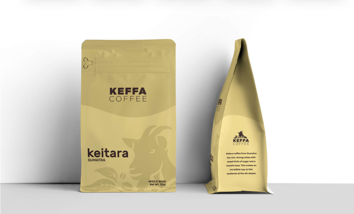 Keffa Coffee packaging design by Eddie Imparato.