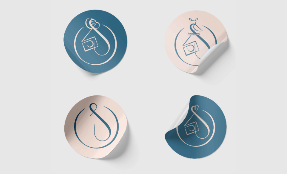 Sarah Tracey Photography sticker mockups by Luuuby Creative.
