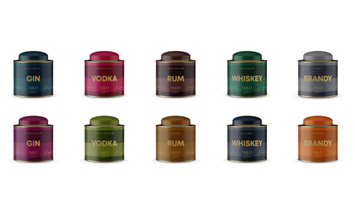 Wildlane Tea colorful tea canisters by TL Design Co.