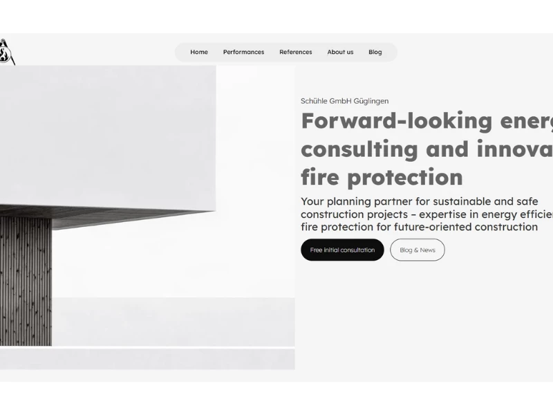 Schühle - GmbH Home Page website design by Königxmacher.