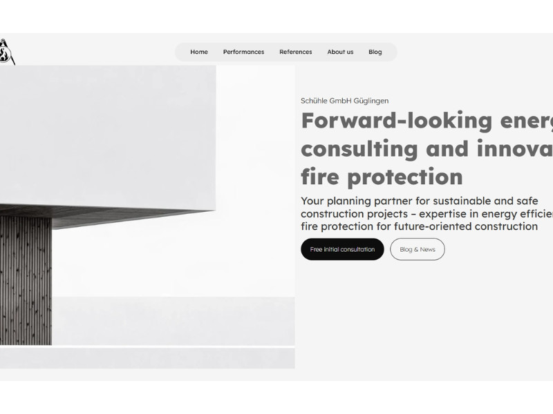 Schühle - GmbH Home Page website design by Königxmacher.