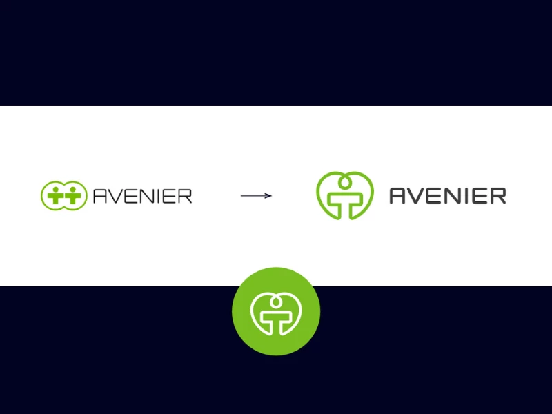 Avenier modernized logo design by 321 Creative Crew s.r.o.