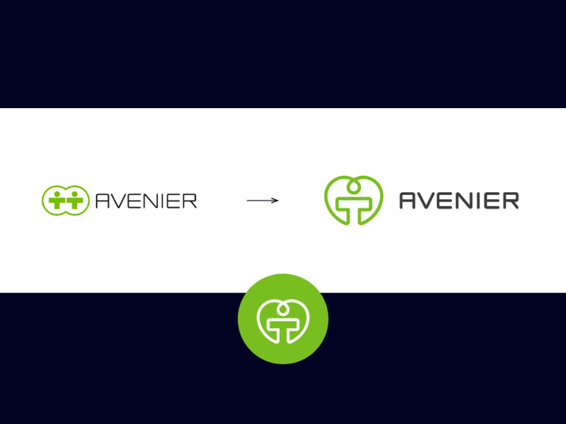 Avenier modernized logo design by 321 Creative Crew s.r.o.