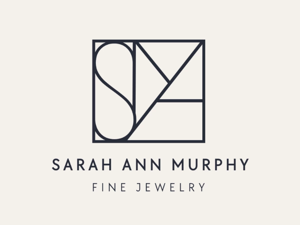 Sarah Ann Murphy Fine Jewelry Logo Design by Adele Design Co.