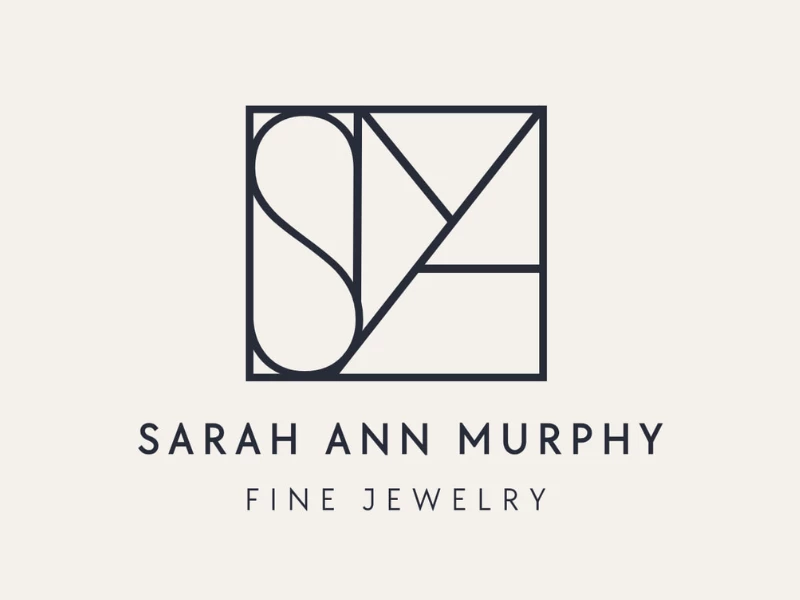 Sarah Ann Murphy Fine Jewelry Logo Design by Adele Design Co.