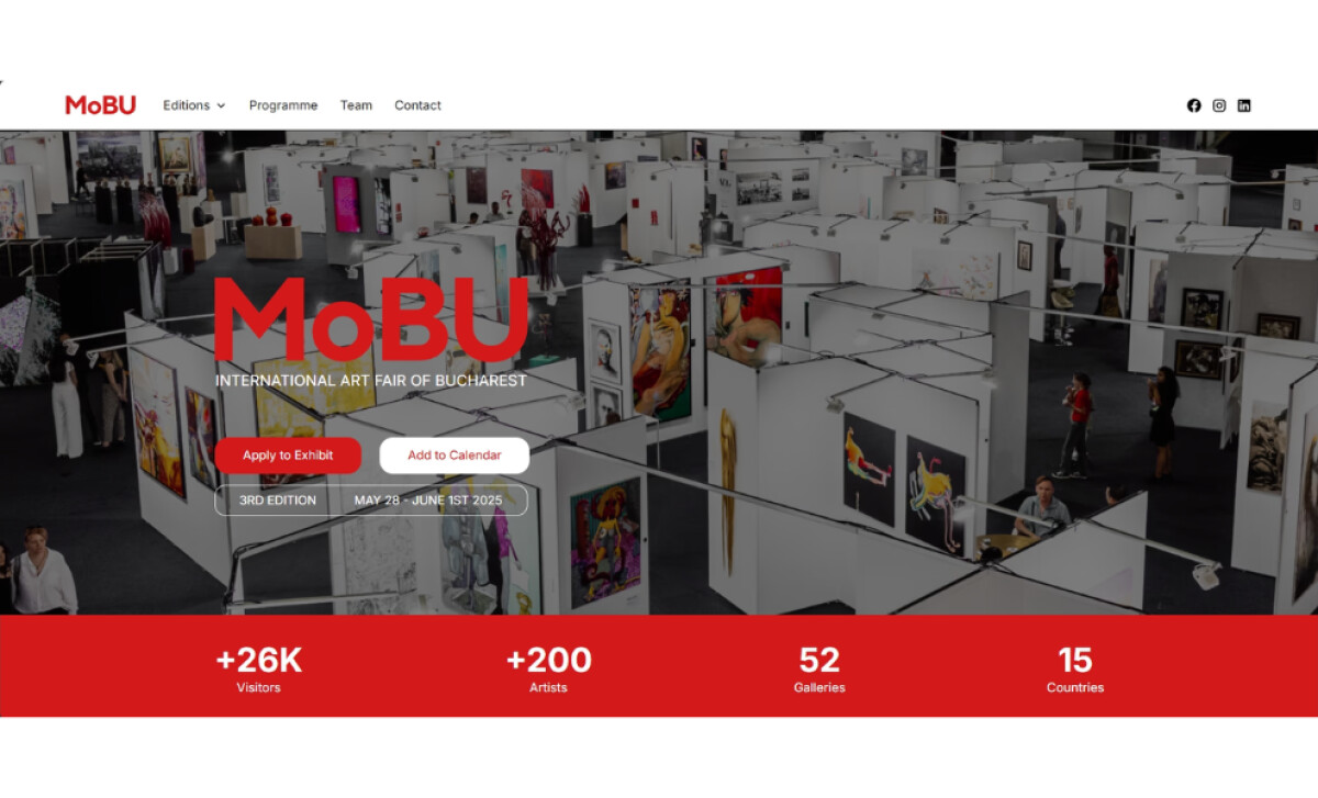 MoBu Home Page website design by Andrei Sandof.