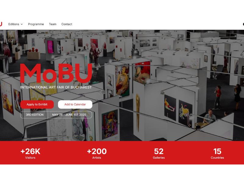 MoBu Home Page website design by Andrei Sandof.