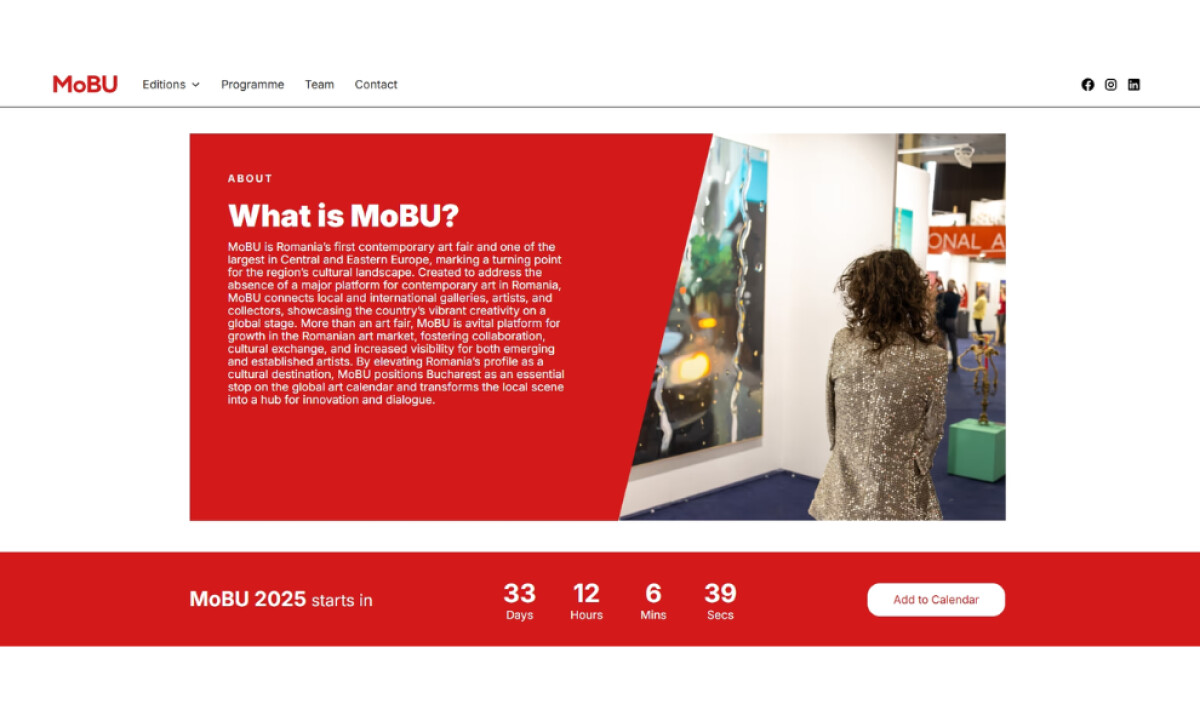 MoBu Home About section by Andrei Sandof.