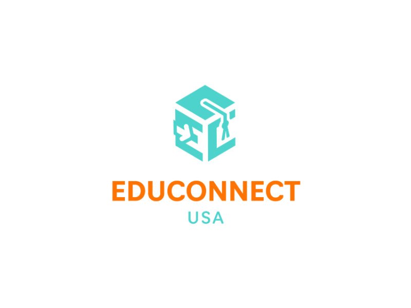EDU Connect USA logo design by Rebel Mammoth.