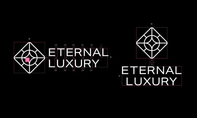 Eternal Luxury logo design by Halobrand®.