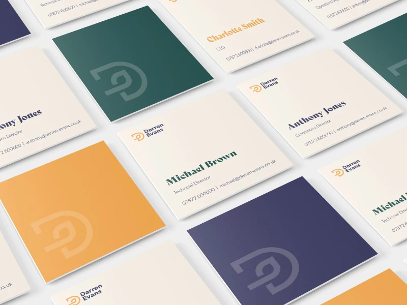 Darren Evans print design by Make Good Design.