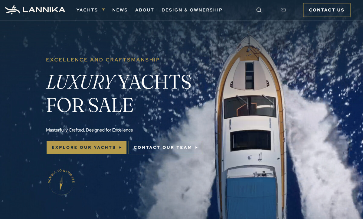 Lannika Website Design