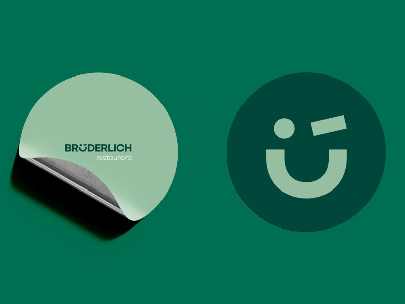Brotherly Restaurant logo design by just<less®.