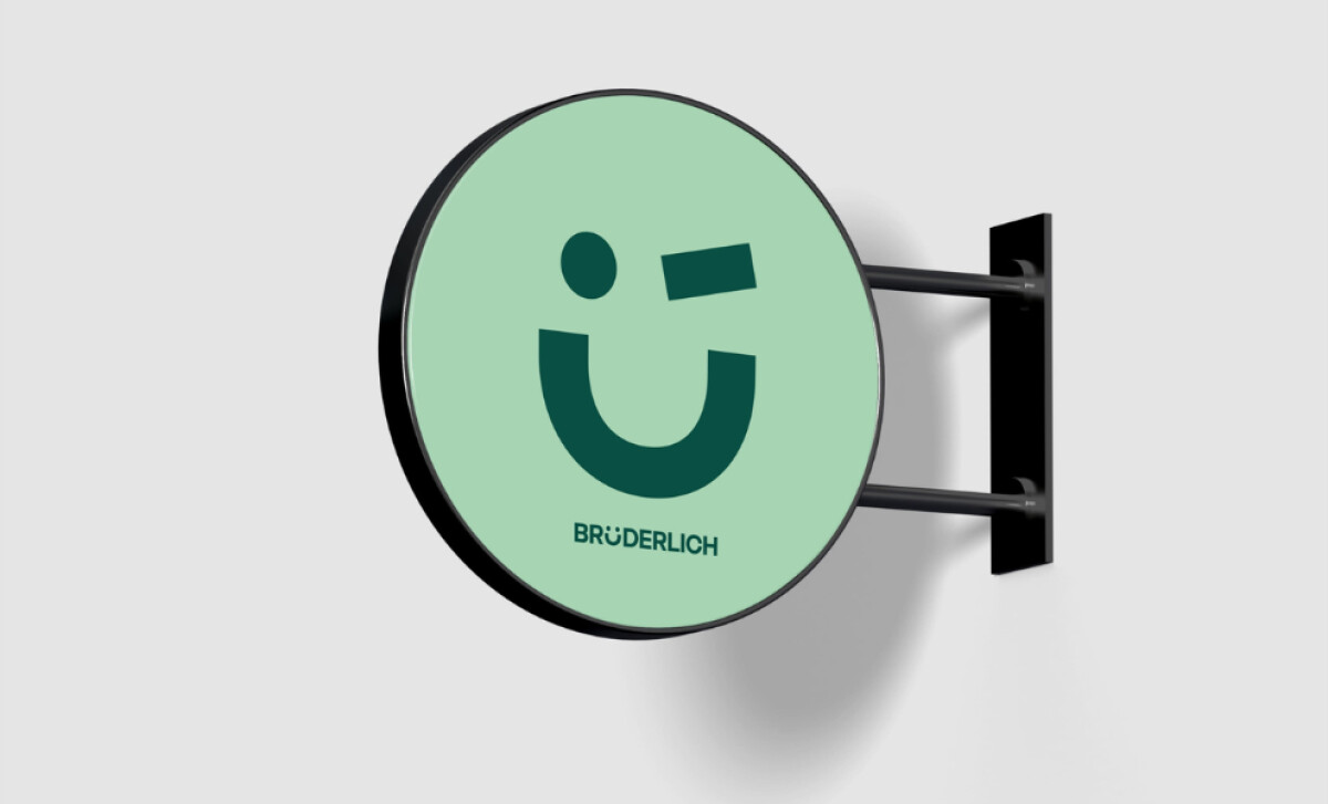 Brotherly Restaurant logo sign by just<less®.