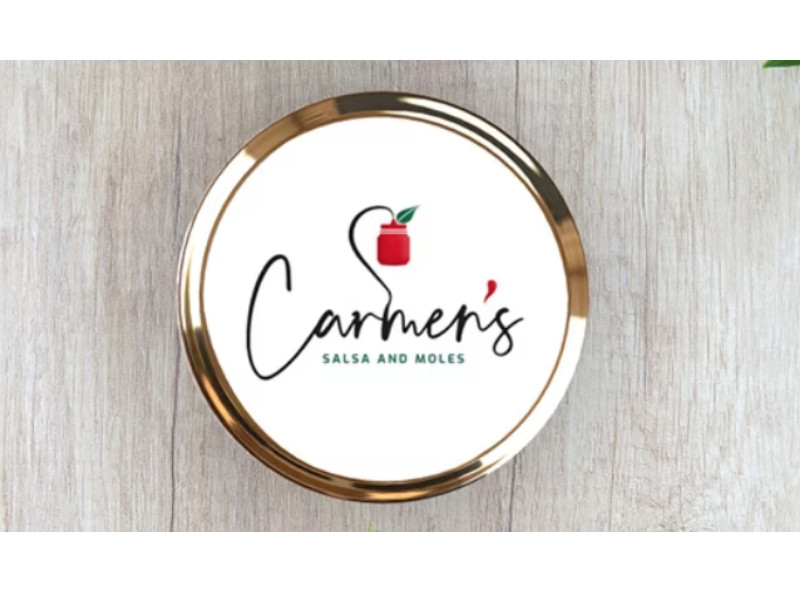 Carmen's Salsa and Moles logo design by Magical Graphics.