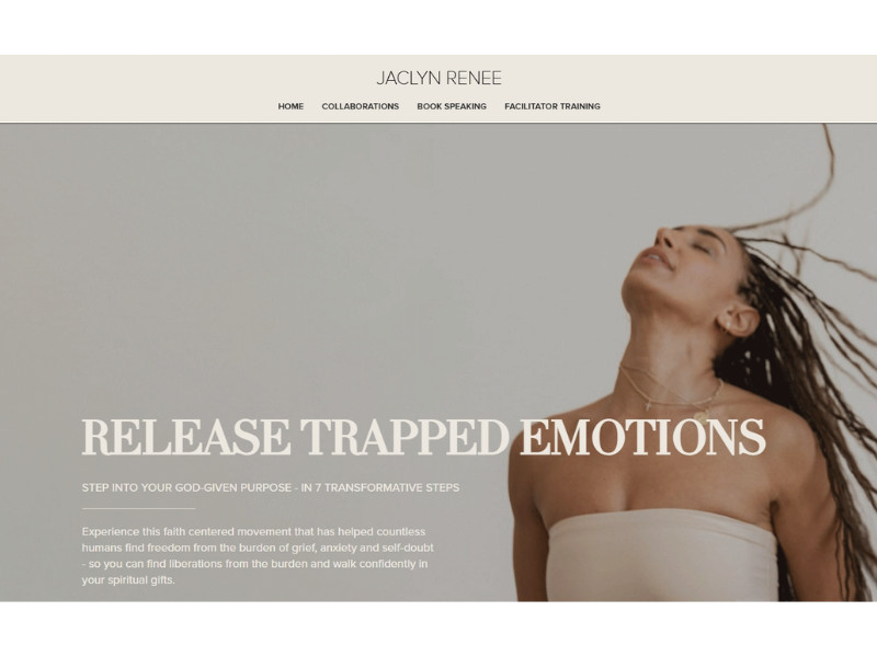RELEASE [method] Home Page website design by Elysian Allegory.