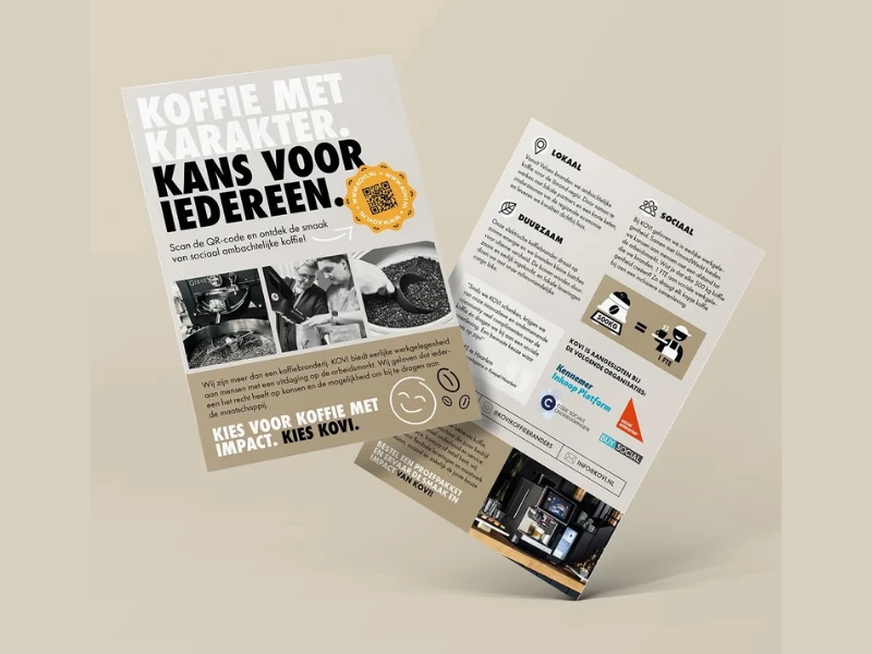 Kovi koffiebranders print design byIntergraphic.
