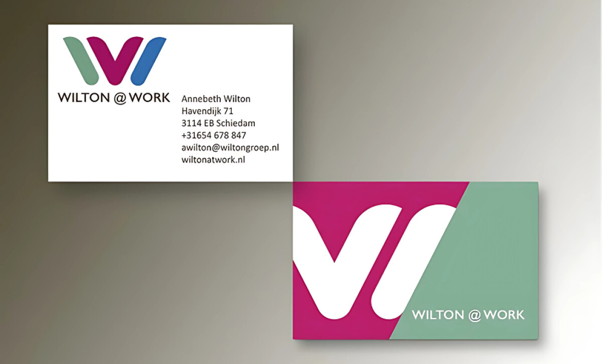 Wilton @ Work business card design by Buro Grafilizz