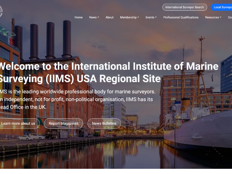 IIMS Website Design