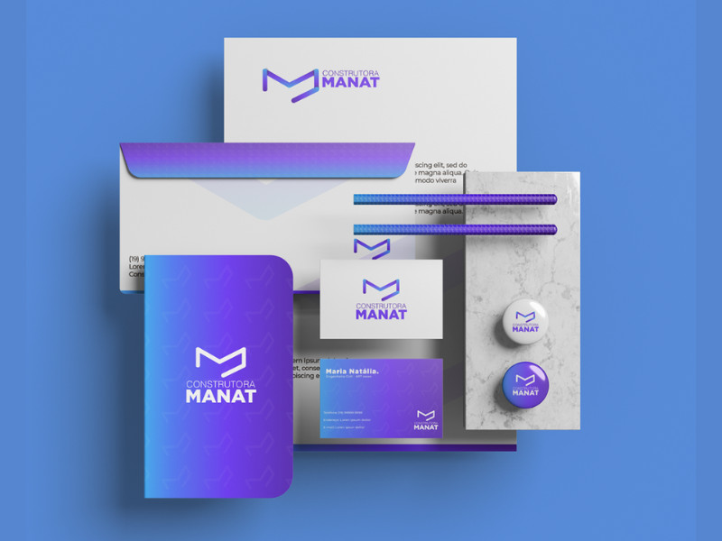 Construtora Manat logo design by Furtacor Creatives.