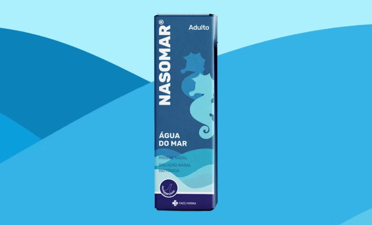 the updated NASOMAR packaging with a stylized seahorse illustration and wave motif.