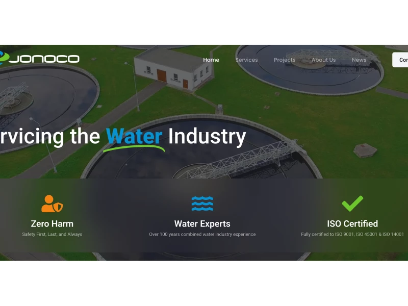 Jonoco Website Design