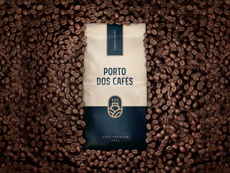 Porto Dos Cafe packaging design by Drop Estudio.
