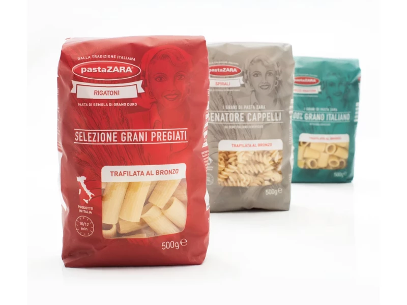 Pastazara packaging design by Fercreative.