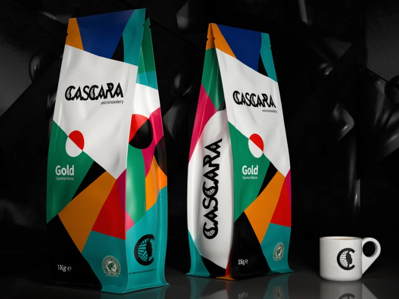 Cascara Microroastery packaging design by ID3A.