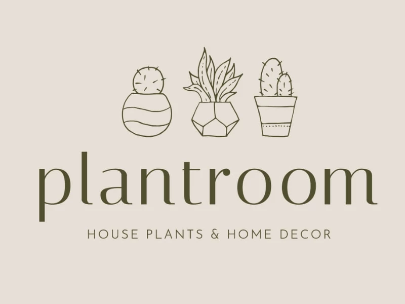 Plantroom – Plants and Home Decor logo design by Autumn Dahlia.