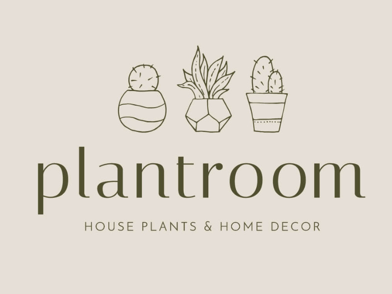 Plantroom – Plants and Home Decor logo design by Autumn Dahlia.
