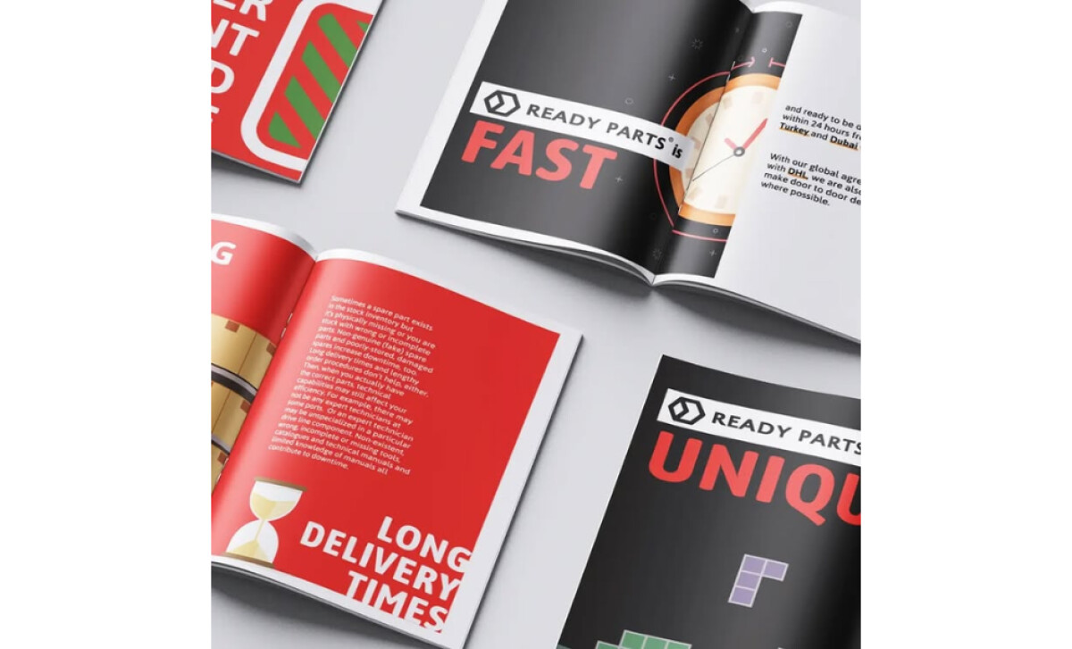 Ready Parts open spread by Lime or Lemon Studios.