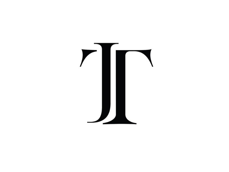 Justin Tuinstra logo design by Camila Hori Reynolds.